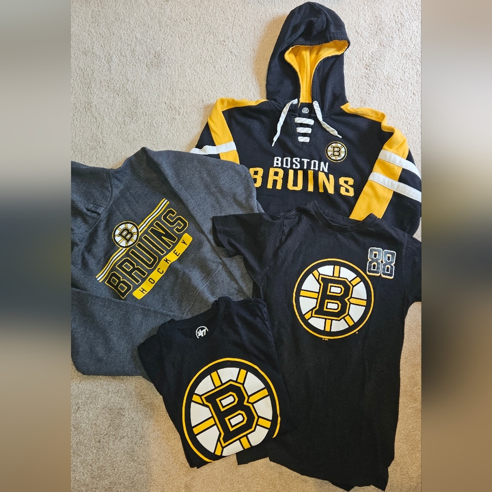 Bruins Shirts & Tops Set - Pastrnak, Etc